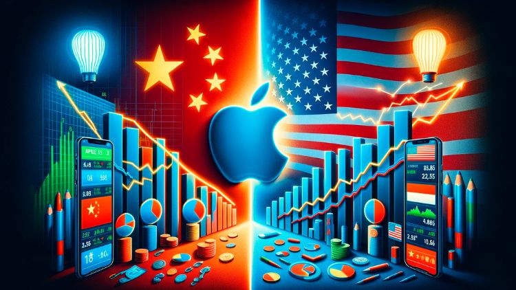אפל ממשיכה לרדת בשוק הסיני, למרות העלייה במניות