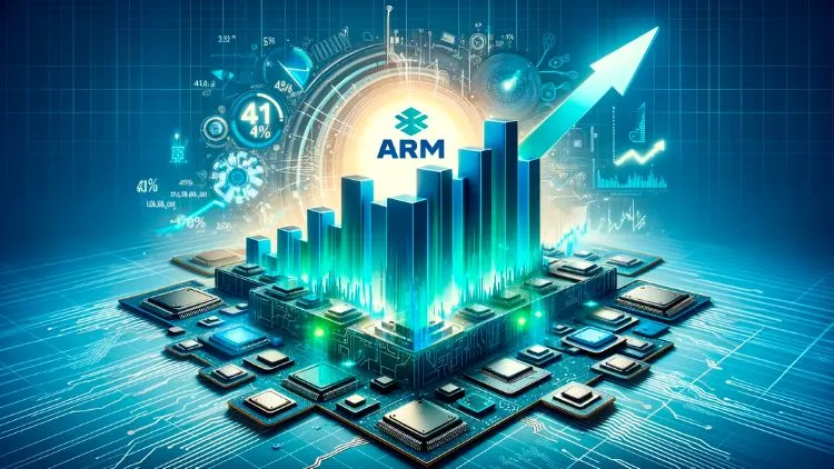 ARM ממריאה עם עלייה של 41% במניות בזכות AI