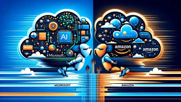 מיקרוסופט מאתגרת את ההובלה של אמזון בשירותי ענן בזכות ההשקעות ב-AI