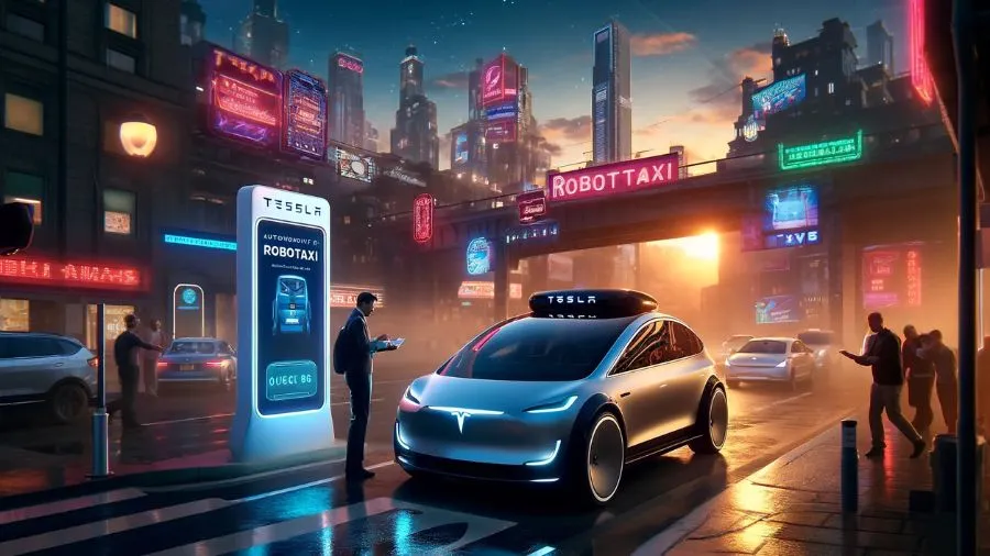 אילון מאסק ציין ב8 לאוגוסט שטסלה הולכת להשיק מונית חשמלית אוטונומית הנקראת robotaxi