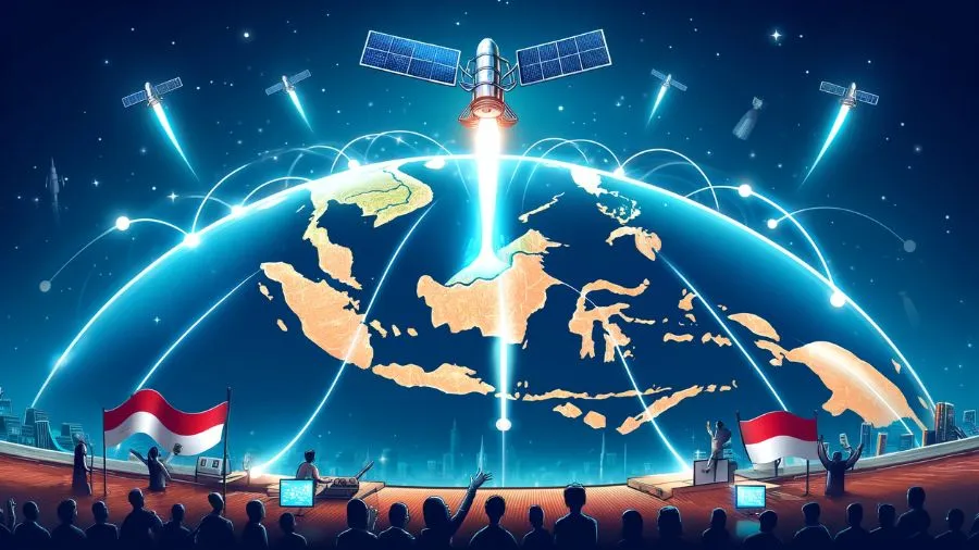 האינטרנט הלוויני של חברת SpaceX, סטארלינק (Starlink) (בבעלות מאסק) הושק במדינת אינדונזיה.